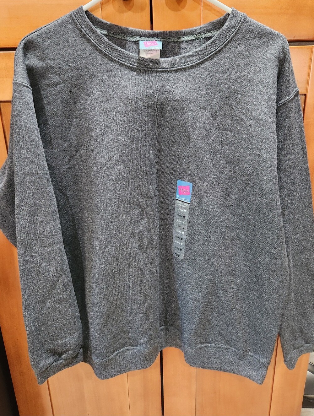 Hanes Women's Charcoal Gray Crewneck Sweater